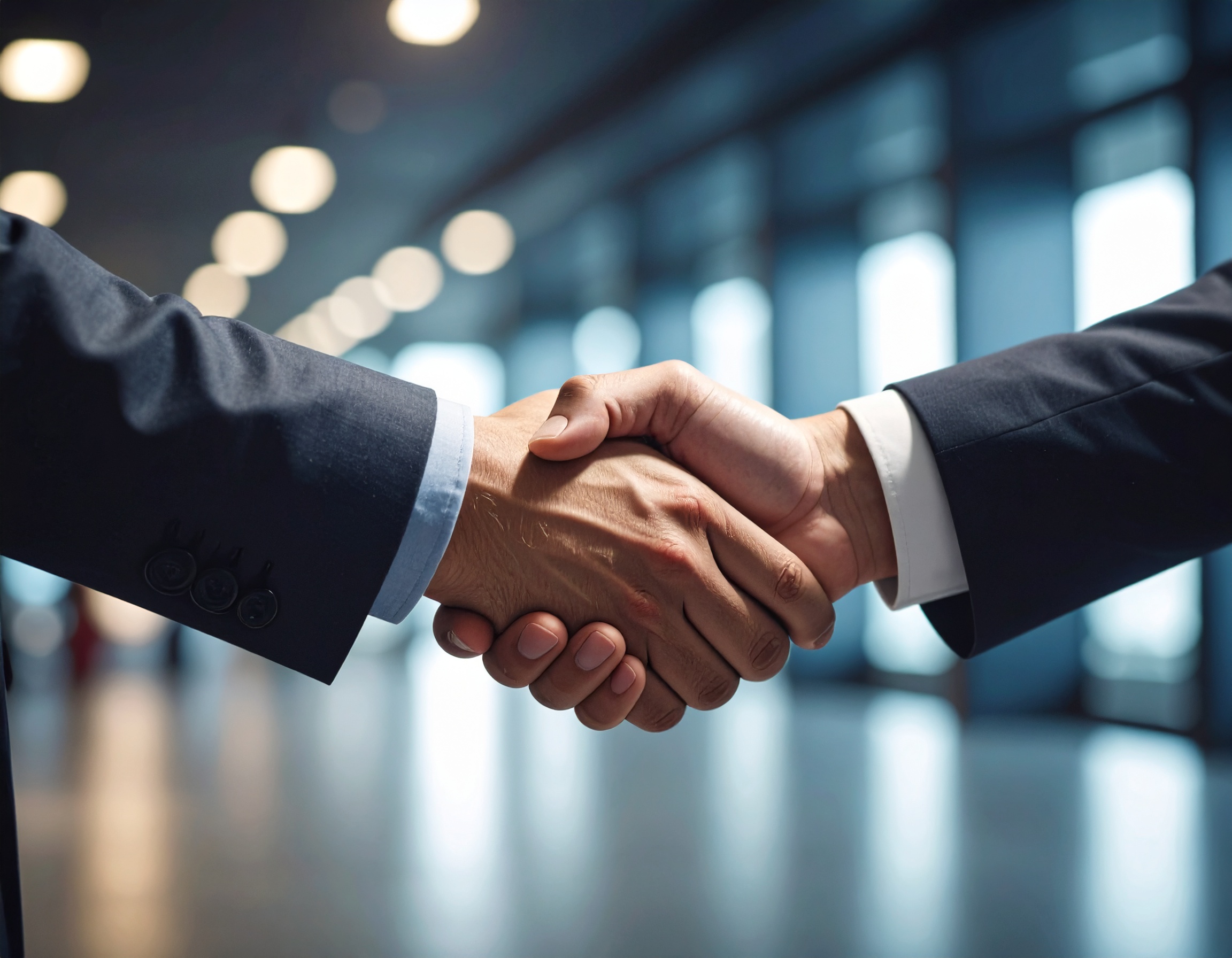 Business Partnership Handshake